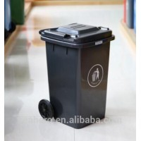 Outdoor Plastic Durable Cheap Recycling Rubbish Bin With 4 Wheels